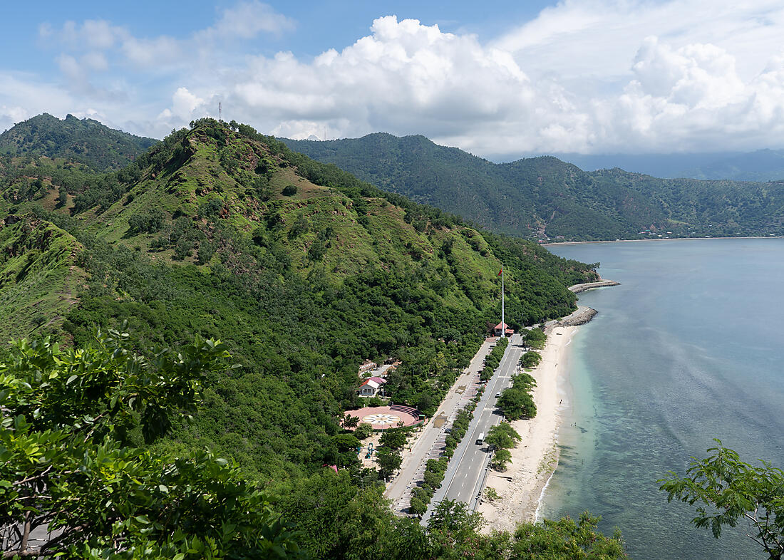 Dragon de Komodo dans son habitat naturel — parc national UNESCO