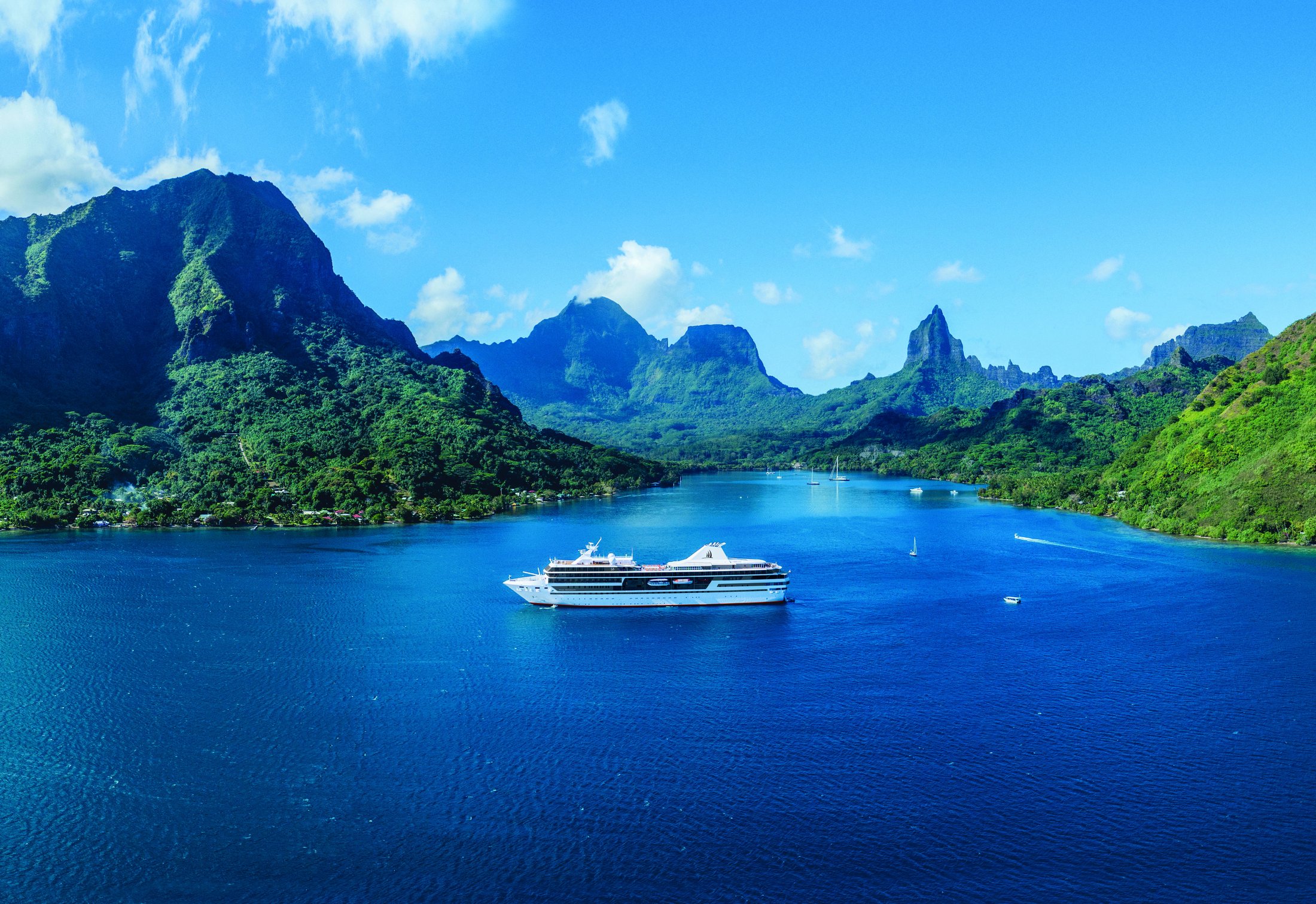 Moorea vue aérienne - Baie de Cook